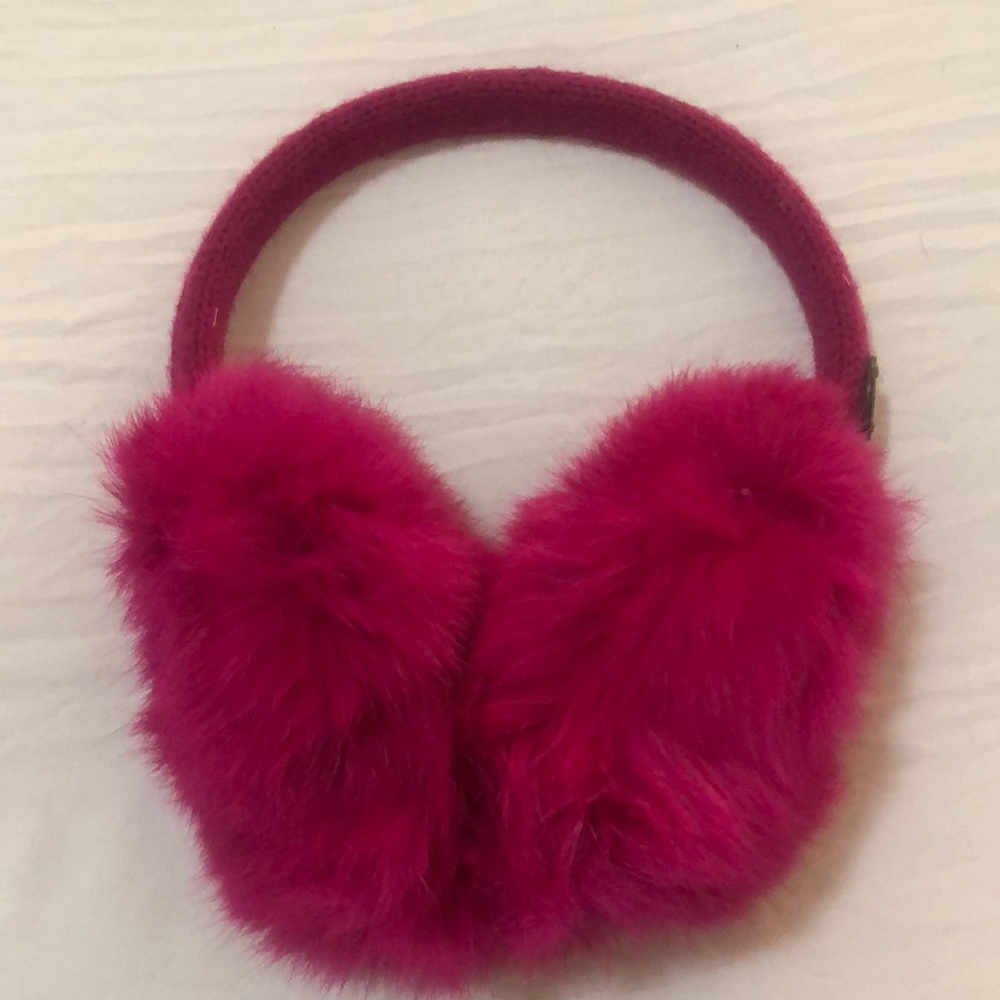 Magenta soft Ear warmers